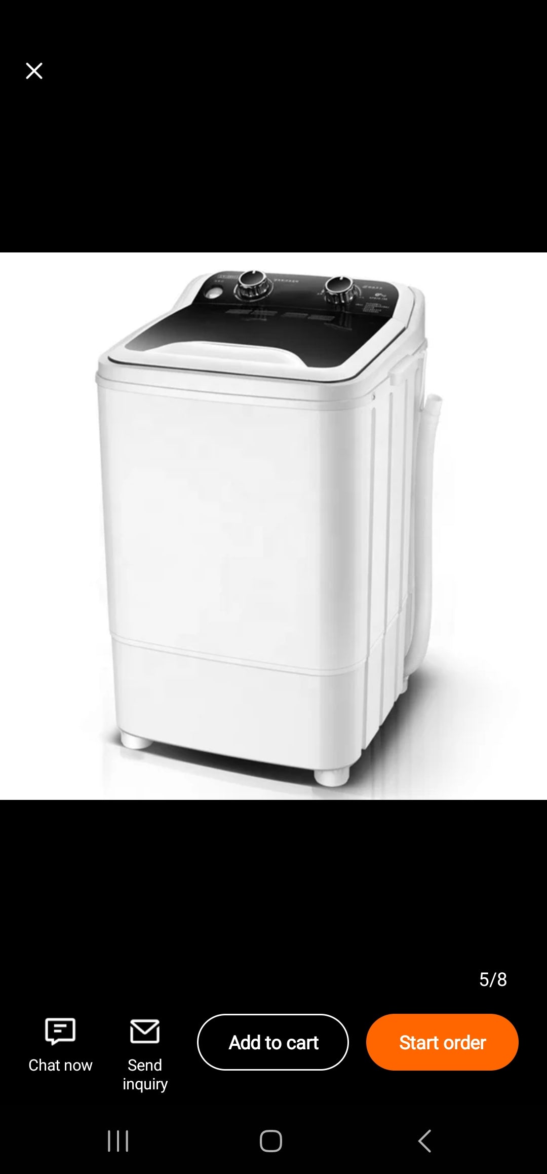 7.5kg washing machine available for sale