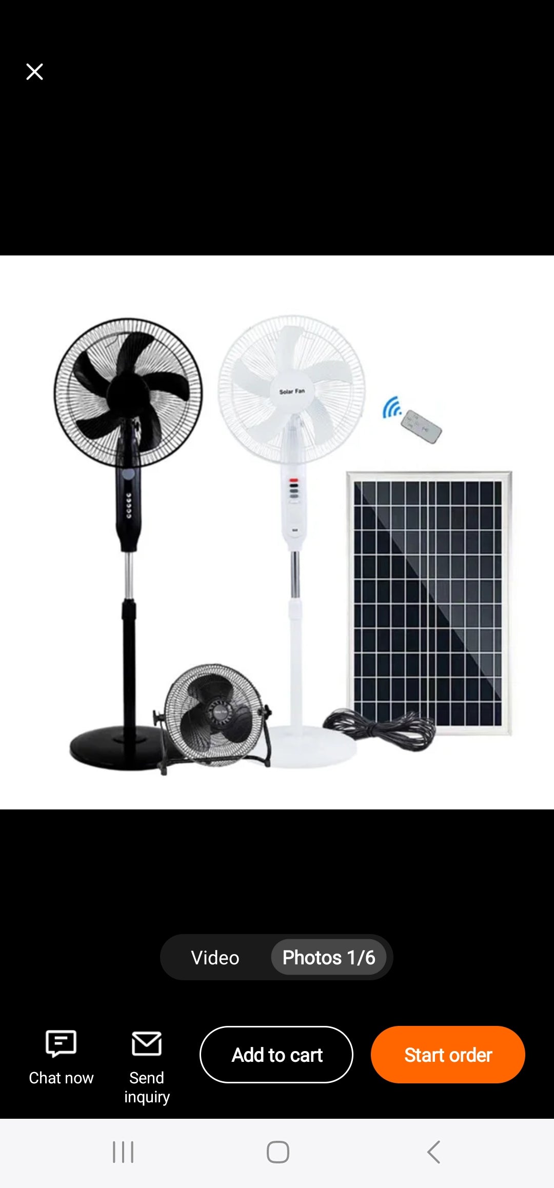 Solar Fan
